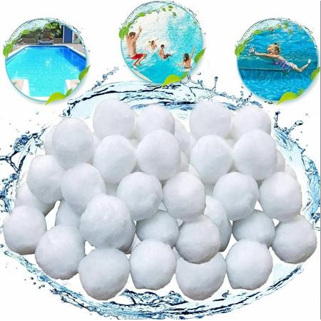Sunmax Filterballen 900gram voor de zandfilterpomp | filterbollen | 900gram milieuvriendelijk. Beste filter materiaal voor het zwembad